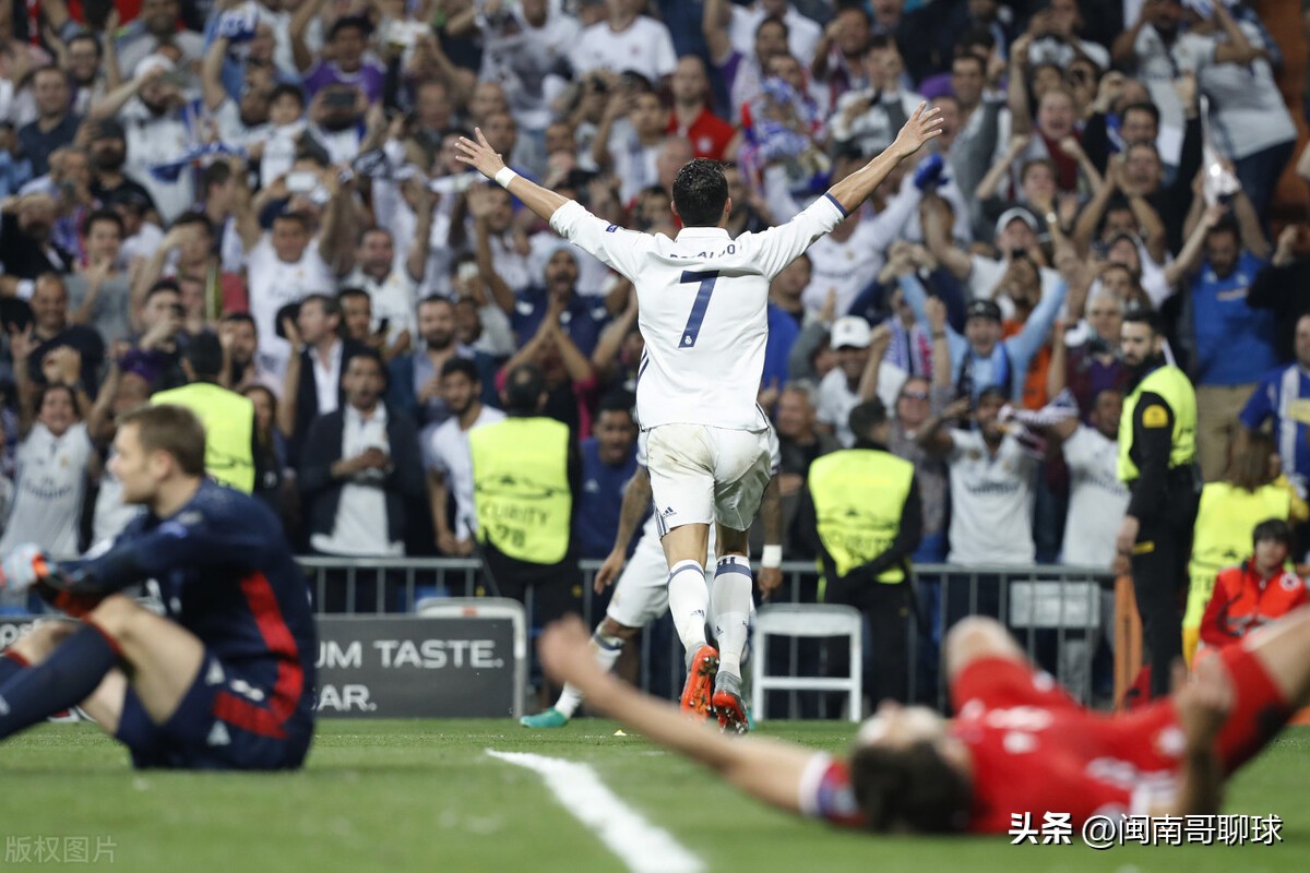 欧冠历史制造进球榜，C罗领先梅西13球，现役球员前十占七席