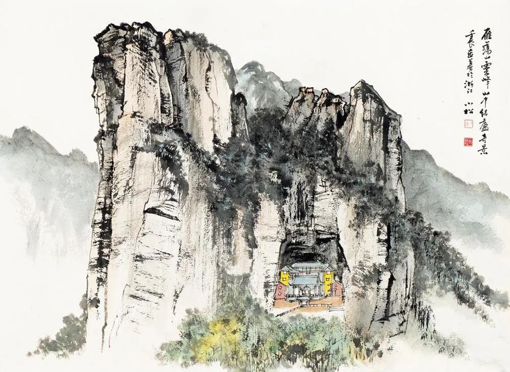 苏小松山水画欣赏,苏小松画家特点