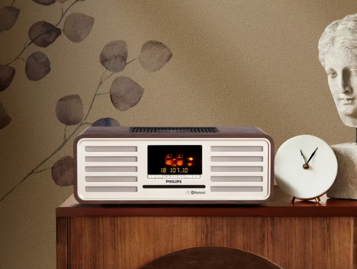 飞利浦高保真桌面蓝牙cd音响,飞利浦最好的复古音箱