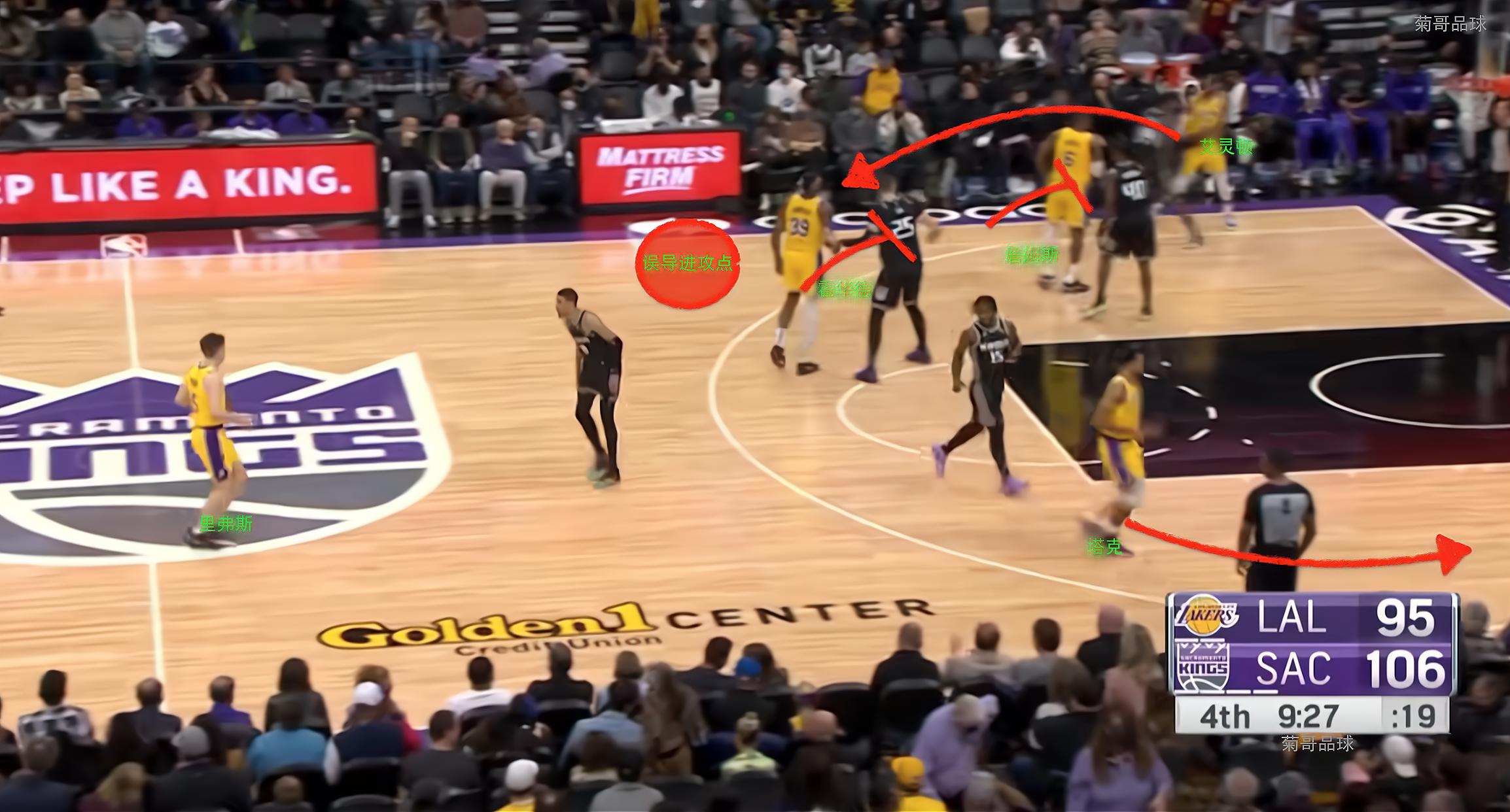 湖人詹姆斯杀手锏教学,湖人惊人战术