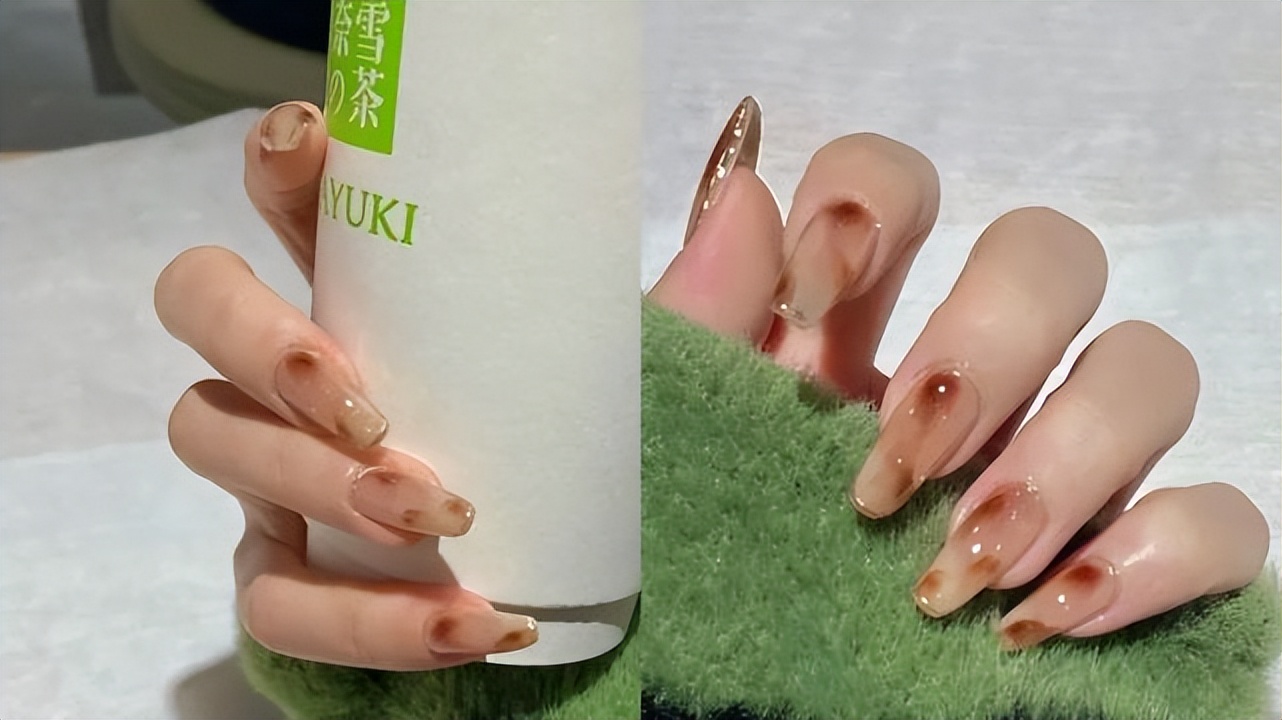 十月美甲推荐色,十月美甲款式短甲