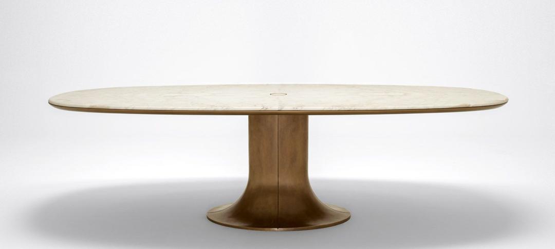 奢石餐桌别具一格,奢石餐桌大平层豪宅首选