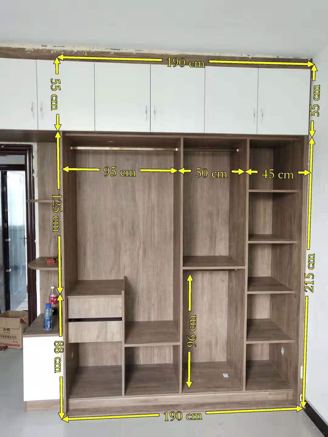 推拉门衣柜3米图纸,3门推拉门衣柜效果图大全2020款