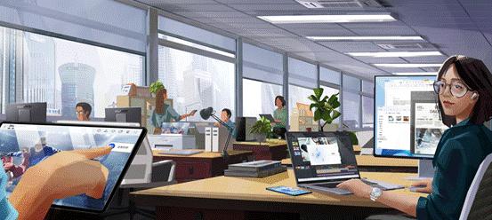 华为618智慧办公礼包三件套,华为harmonyos3演示