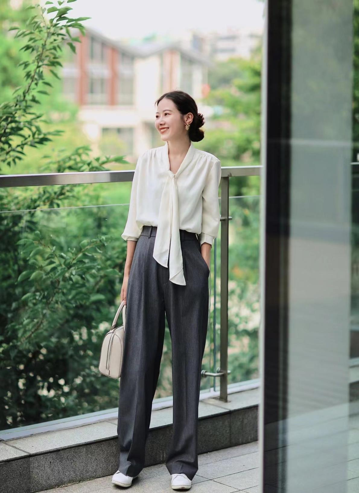 今年最火的裤子小脚裤西装裤,直筒阔腿裤显瘦显高春秋西装裤