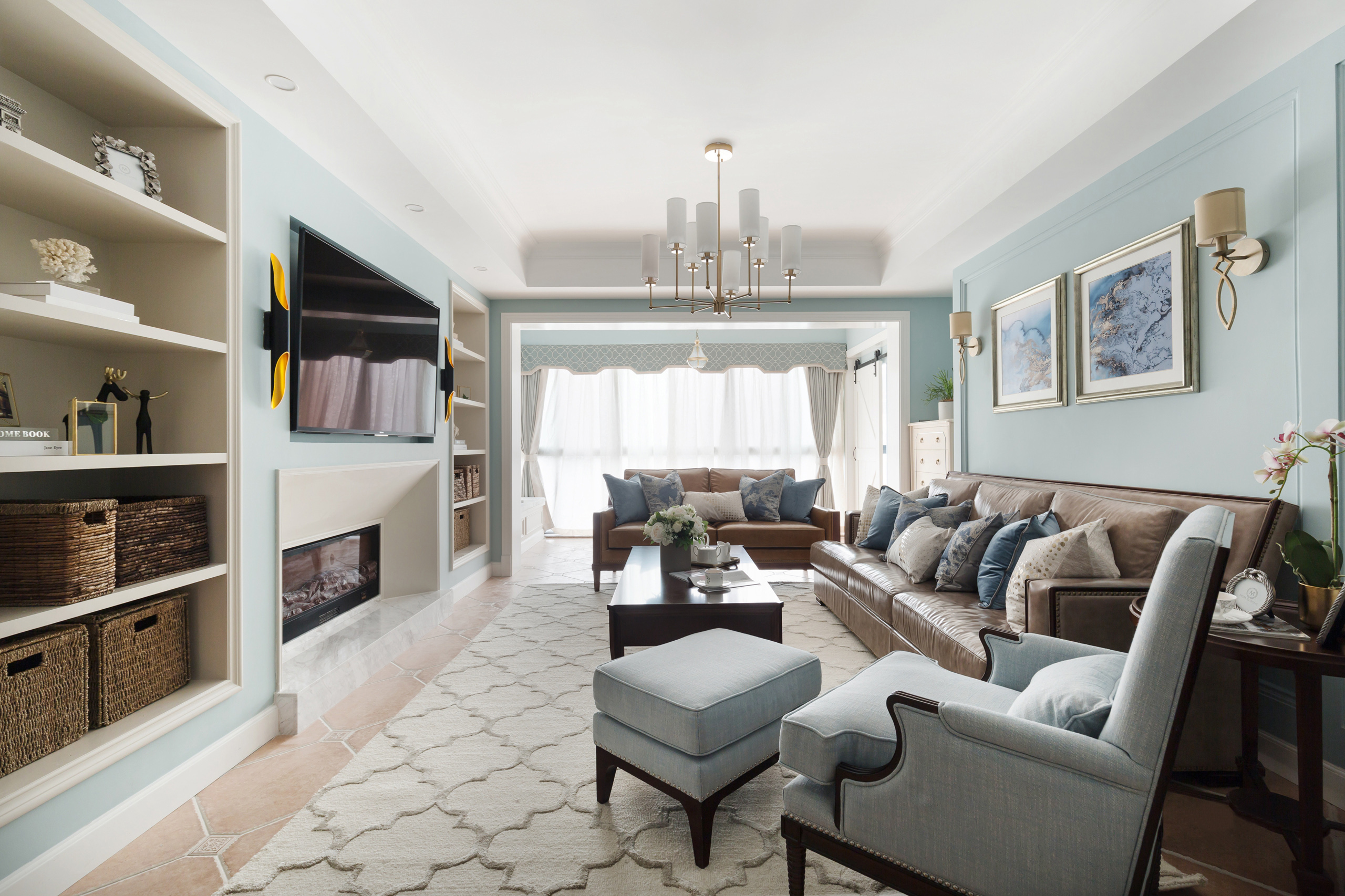 100款卧室背景墙装修效果图,最耐看的轻奢背景墙