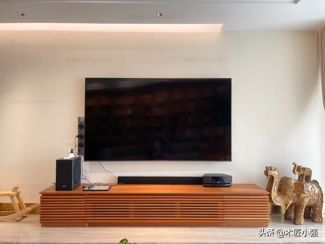 胡桃木极简大平层,北京180平大平层4房