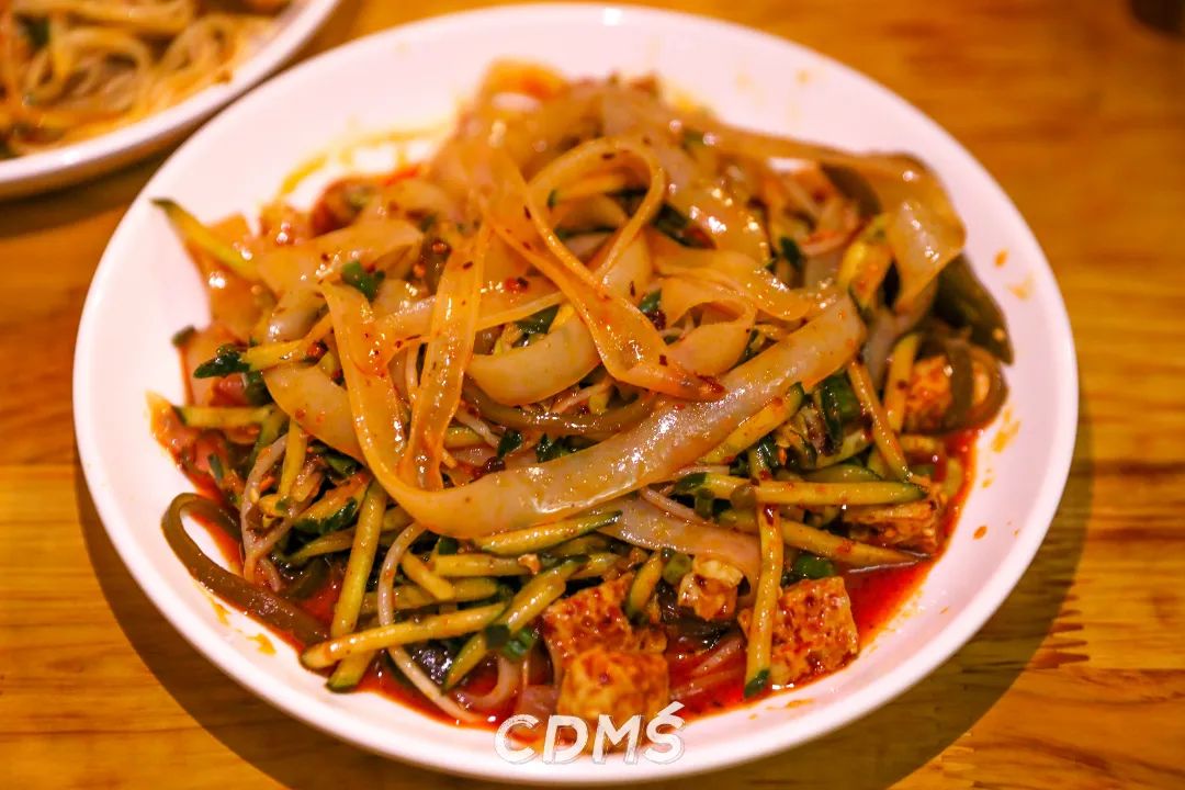 成都分量超大的凉面,成都凉面店