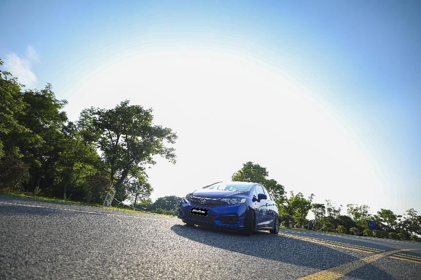 飞度二代改涡轮0-100加速,平民改车之本田飞度