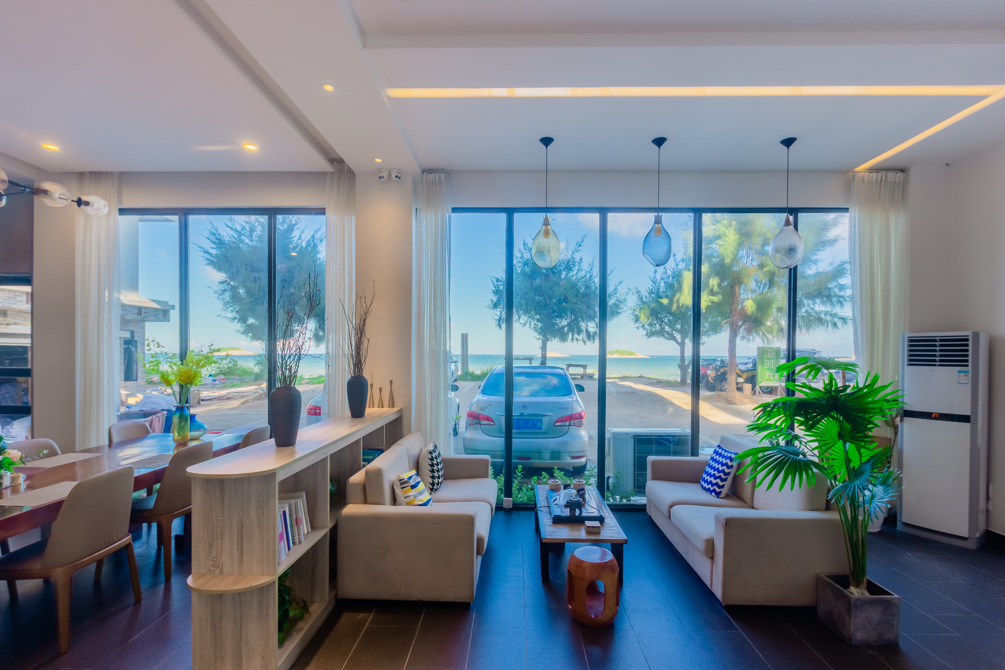 双月湾带私家泡池的温泉酒店,双月湾海景带泡池客栈推荐