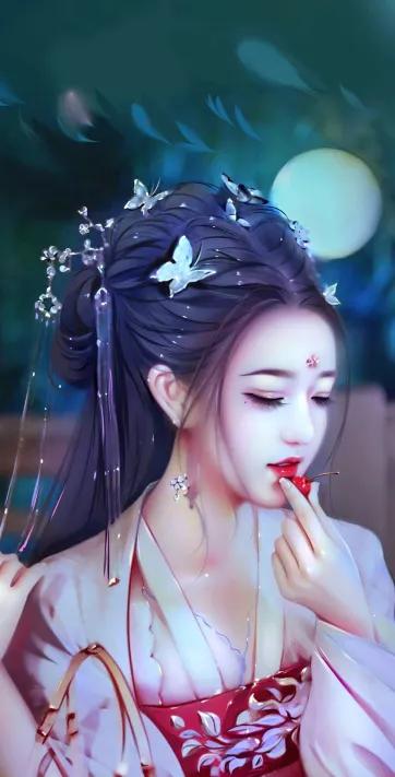 唯美动漫手绘壁纸,壁纸大全唯美手绘女生