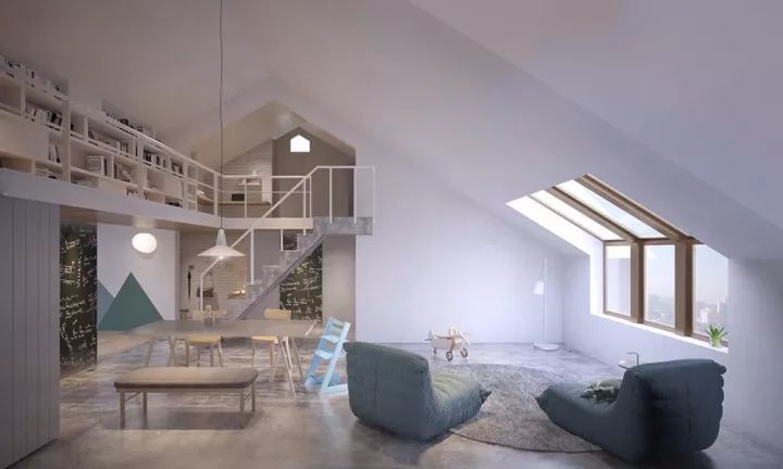 150平的家,给孩子塞下一个运动场