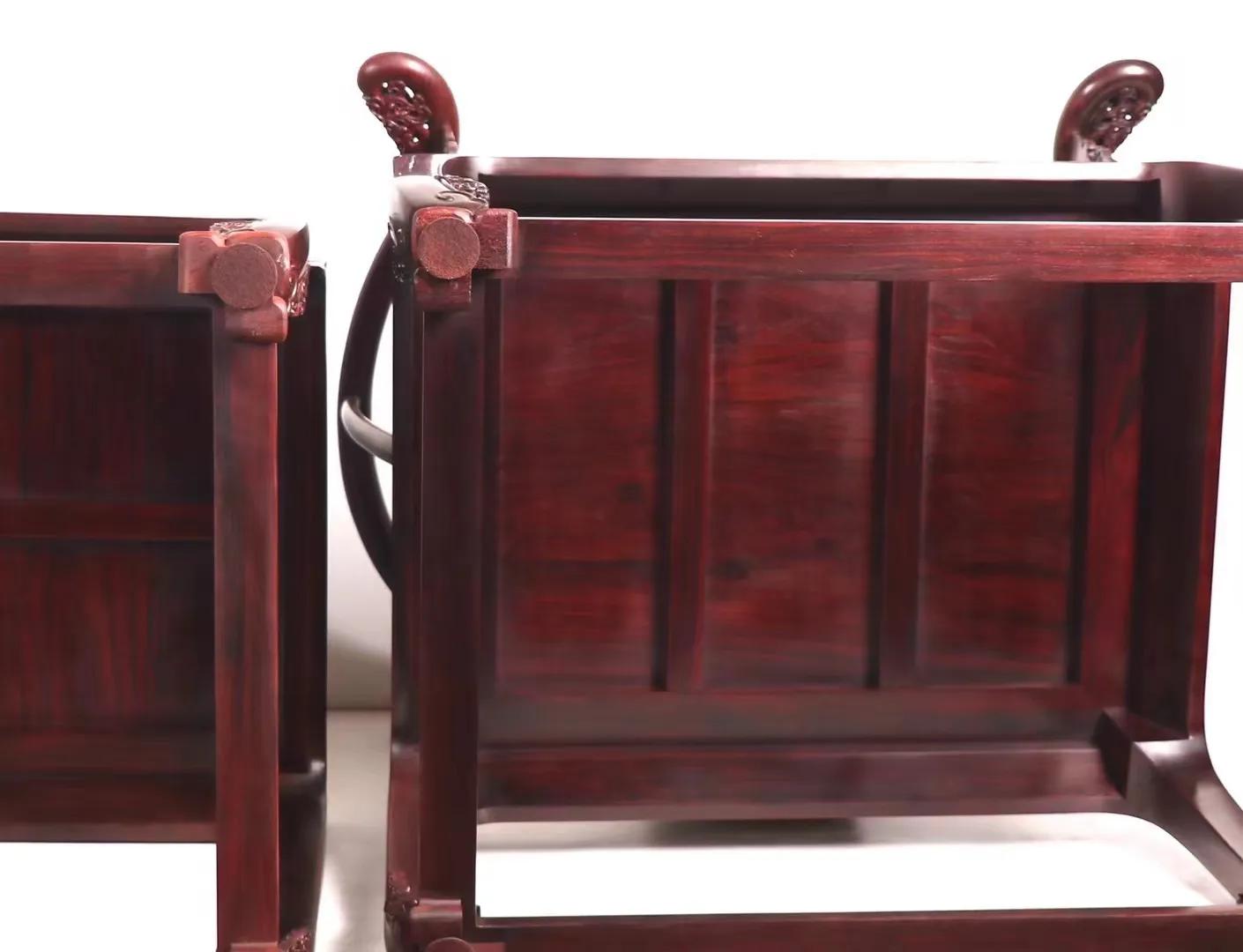 印度小叶紫檀皇冠椅价格,印度小叶紫檀波浪纹椅