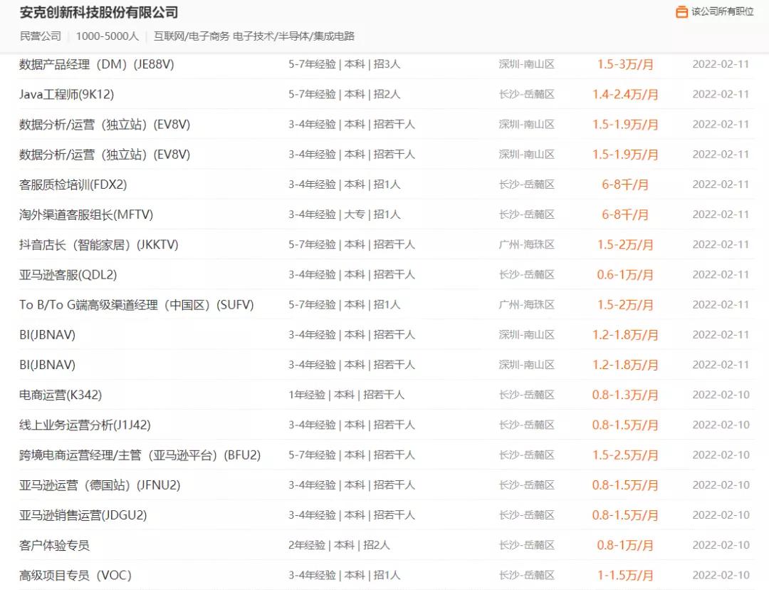 太突然!开年抢人,安克创新猛放62个岗位