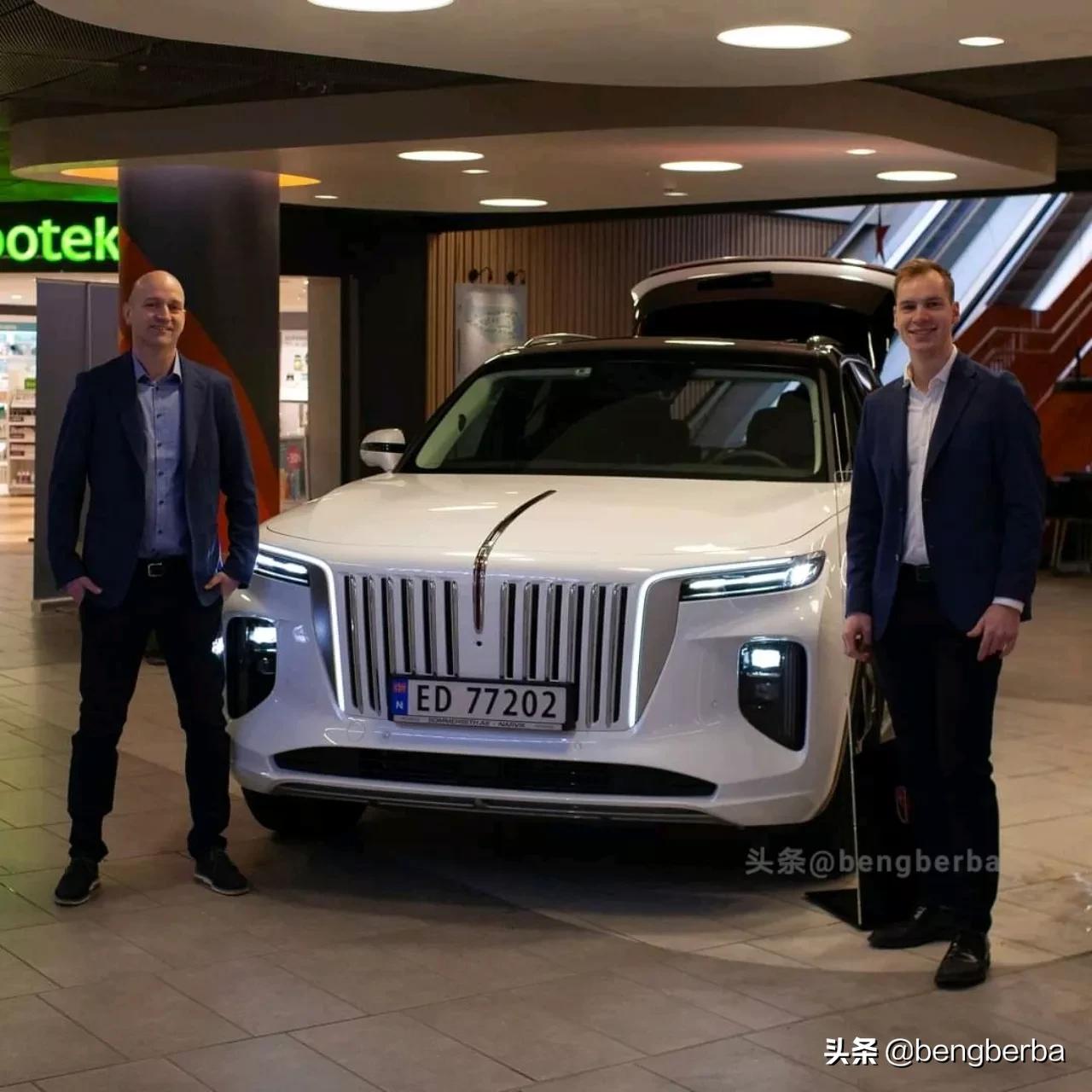 2022新款红旗e-hs9燃油版五座,红旗hs9出口多少钱