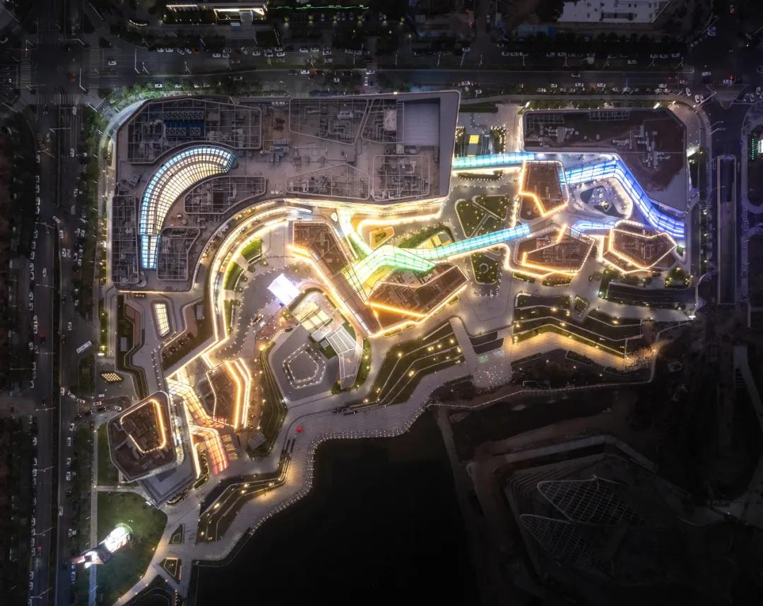 现代商业空间的庭院景观设计,现代简约景观空间