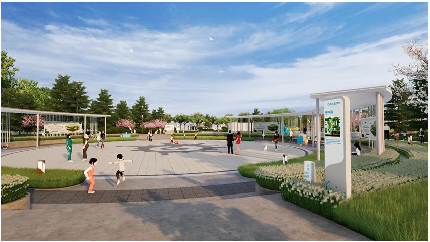 污水处理湿地公园,污水处理厂生态主题公园