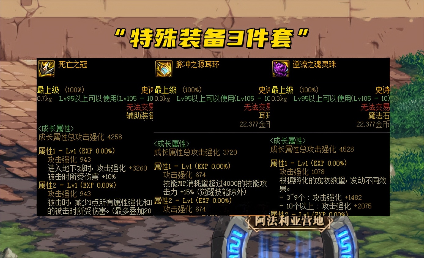 dnf110级CD套玩法,dnf110级版本mp流核心装备