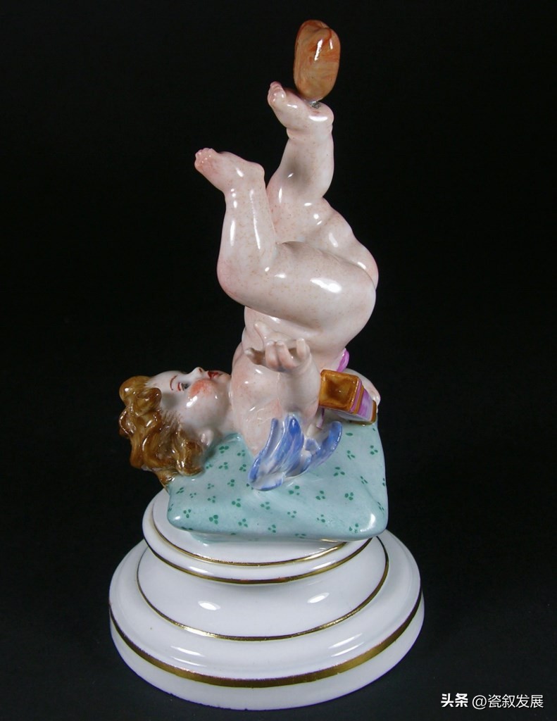 欧洲瓷器之祖-梅森Meissen制瓷厂-爱神丘比特“爱”主题瓷塑(2)