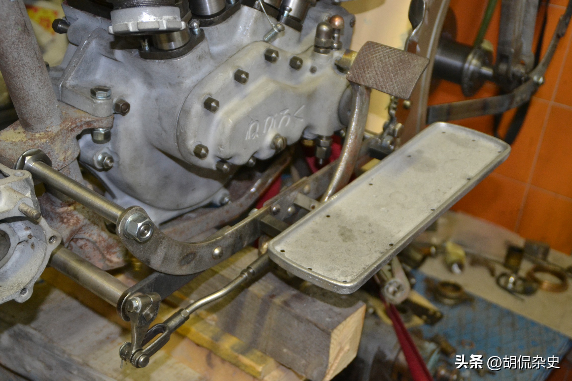 95式军用摩托,日军挂式摩托车