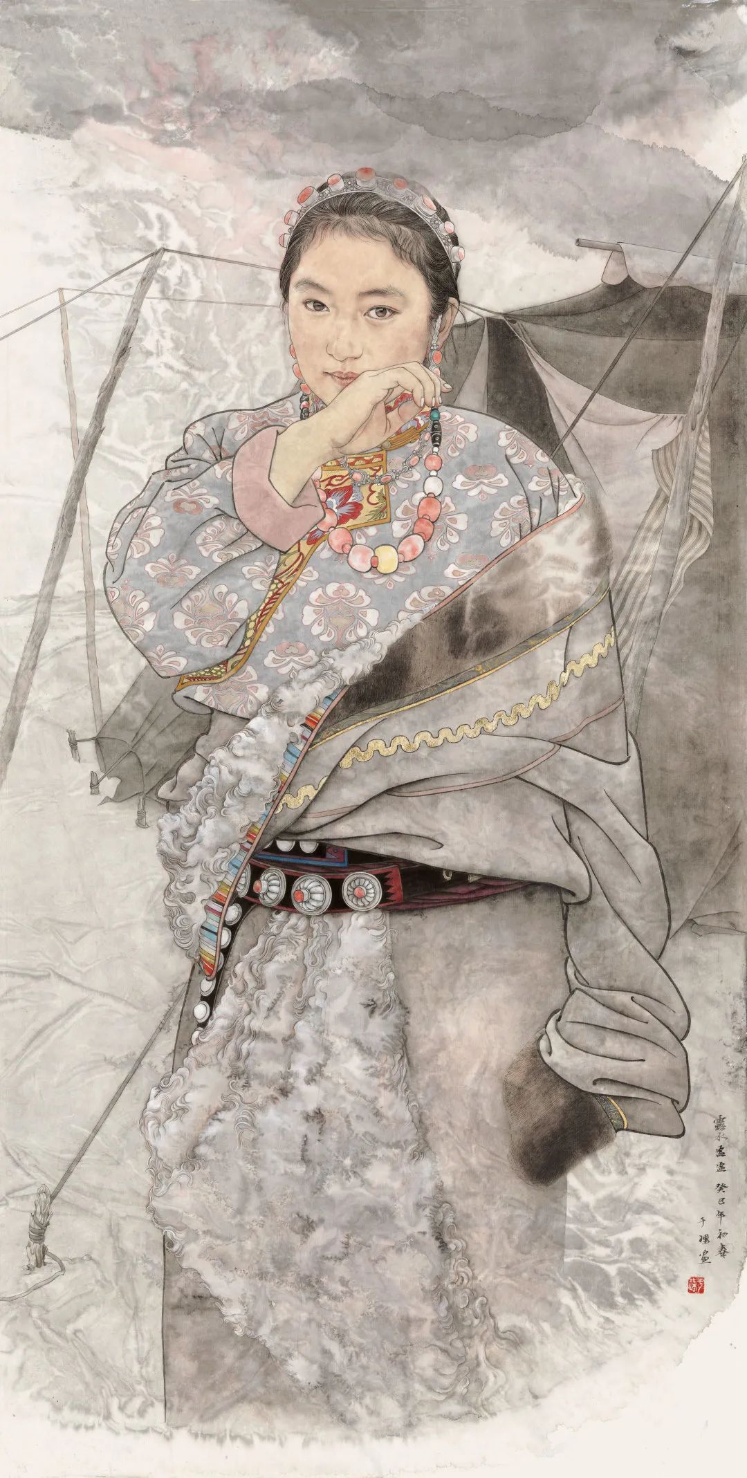 新时代中国画学术邀请展启幕,新时代中国画学术邀请展