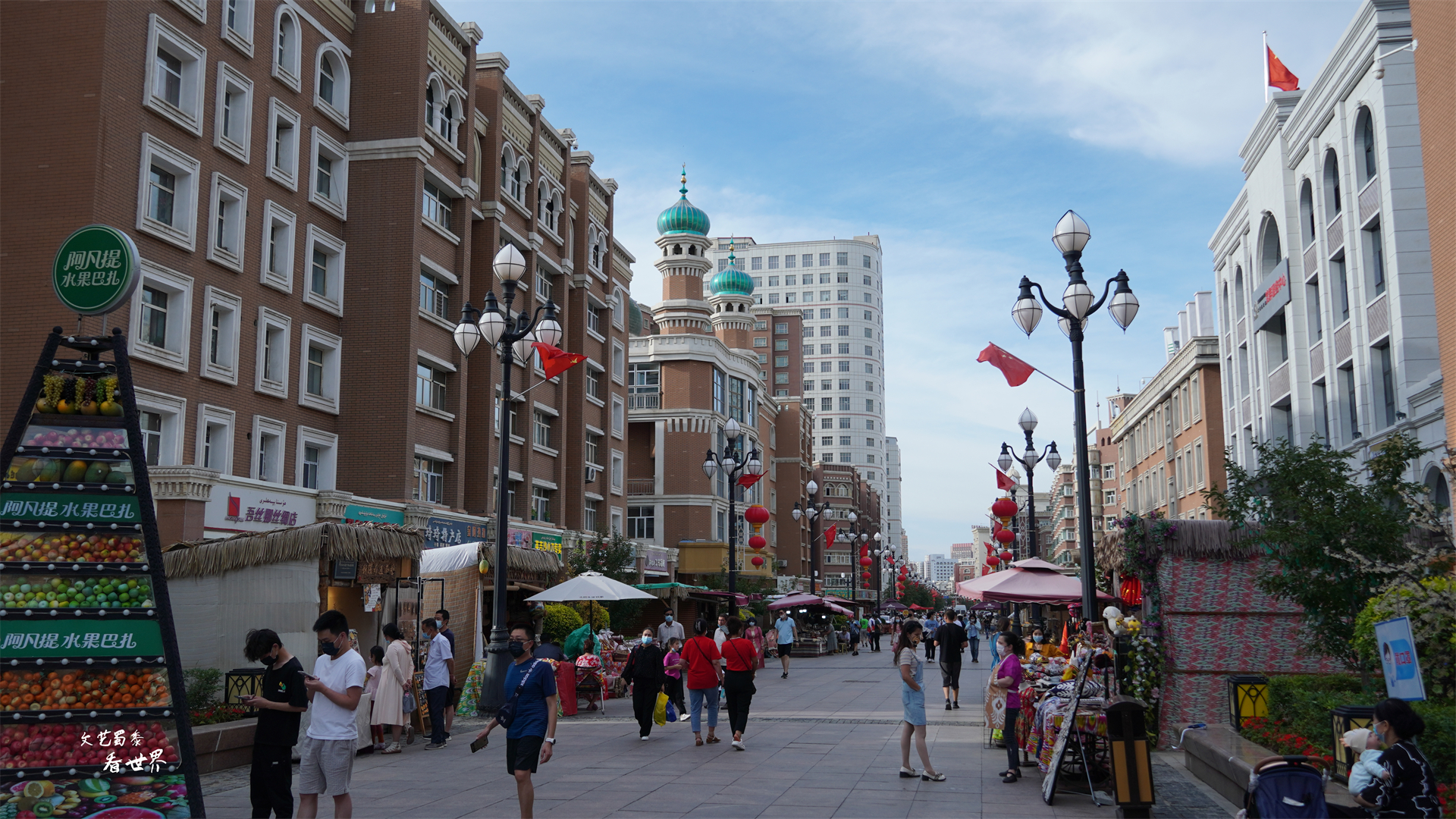 乌鲁木齐国际大巴扎的冬日美景,新疆国际大巴扎景区旅游攻略