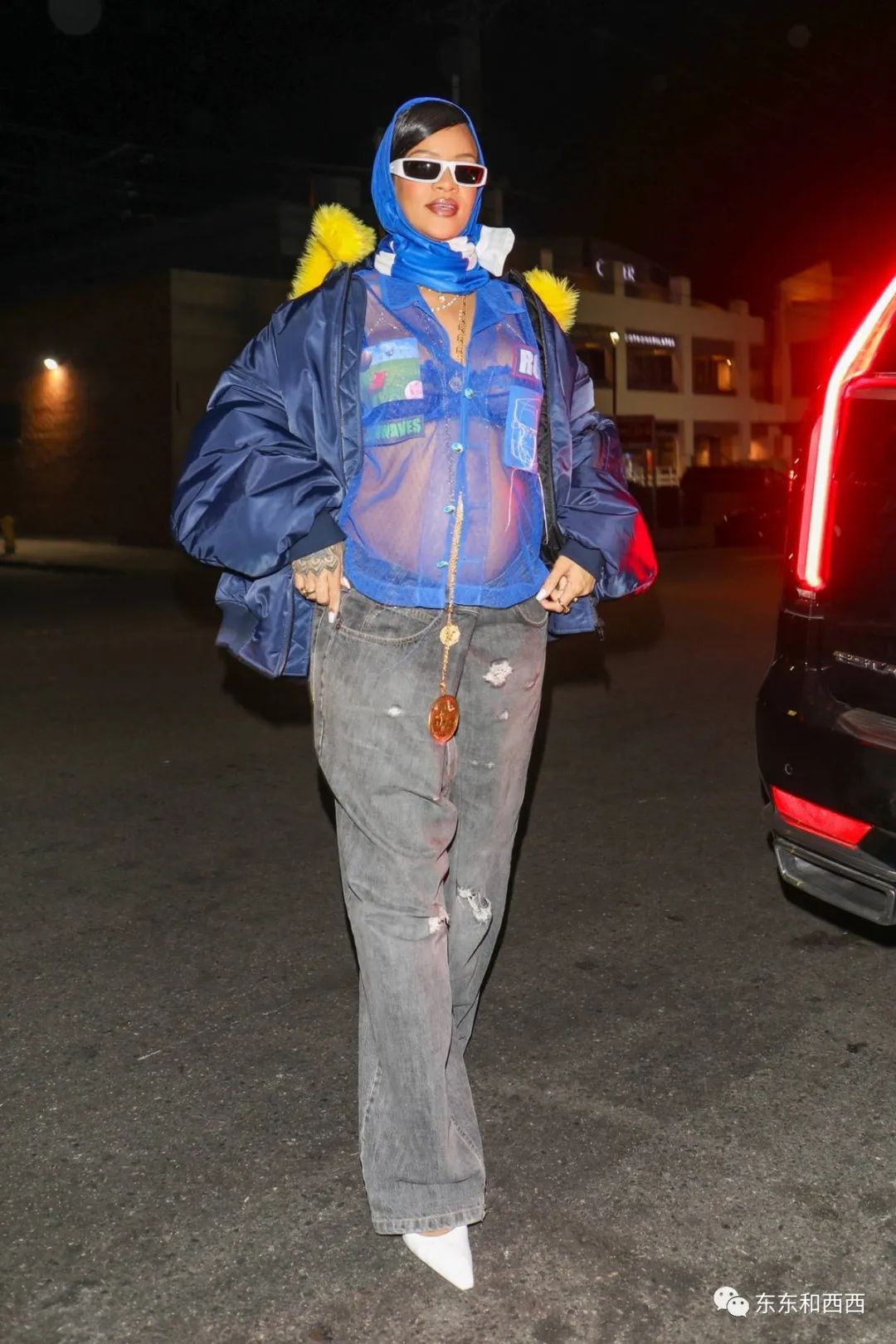 穿比基尼挺巨肚亮相巴黎2度街头,瓜友预言她敢直播生孩子……