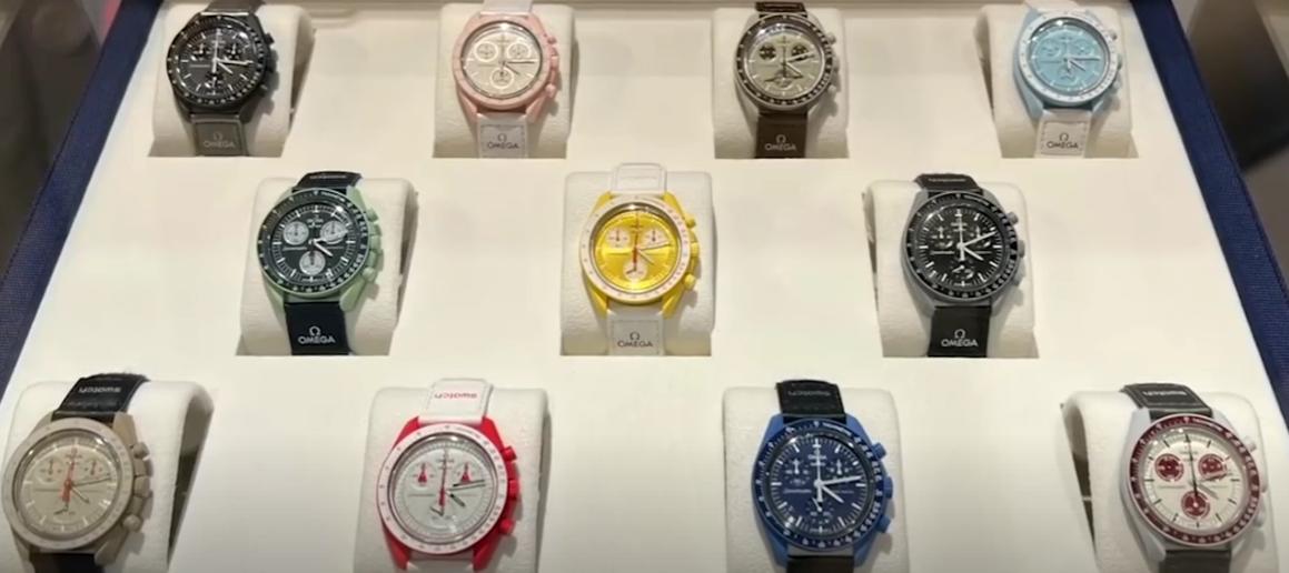 很多人排队抢购,欧米茄跟斯沃琪发布的联名款手表