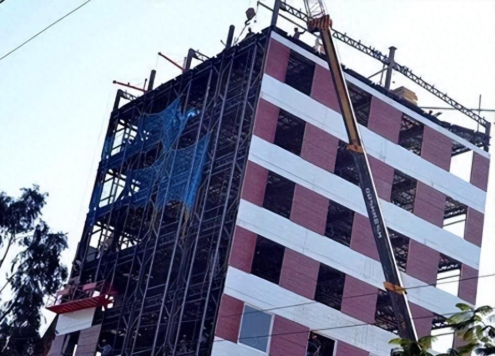 印度最快建楼速度,印度48小时建成大楼视频