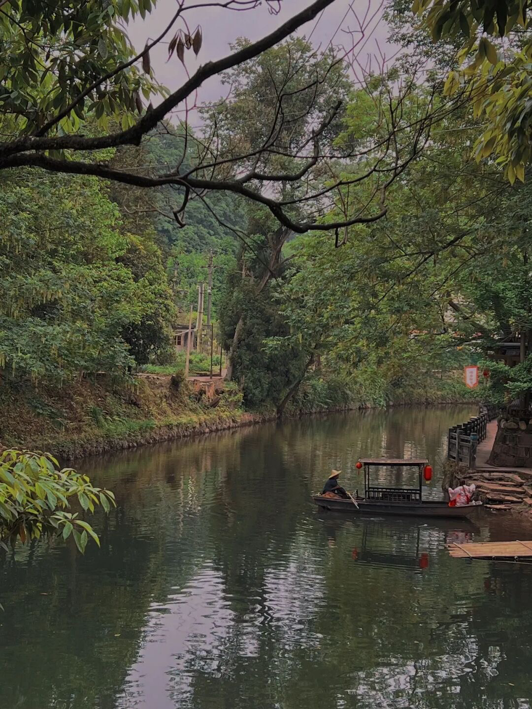 成都近郊一个小众禅意古镇,成都茶山古镇图片