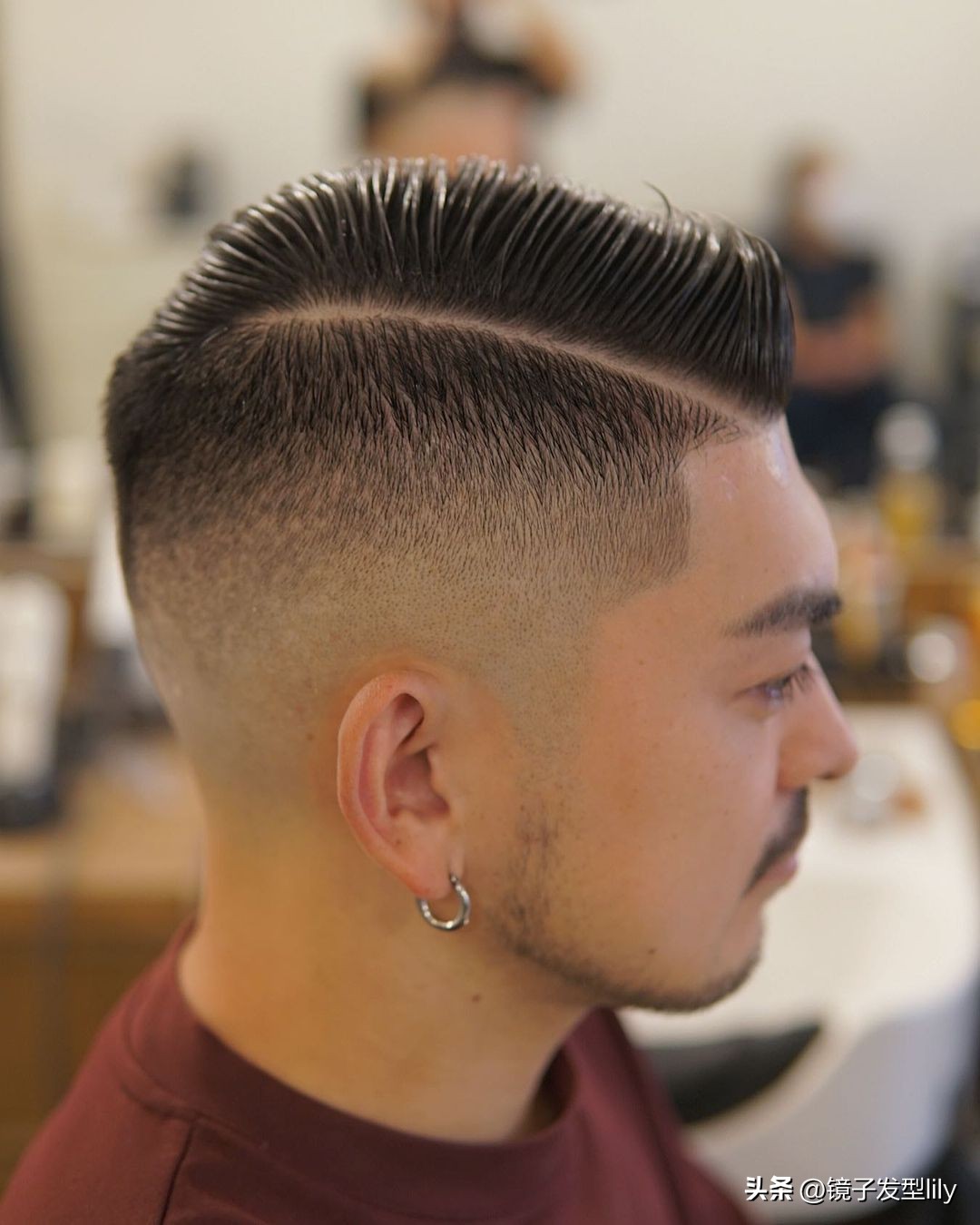 男士白发剪什么发型帅气年轻,男士帅气好打理的发型