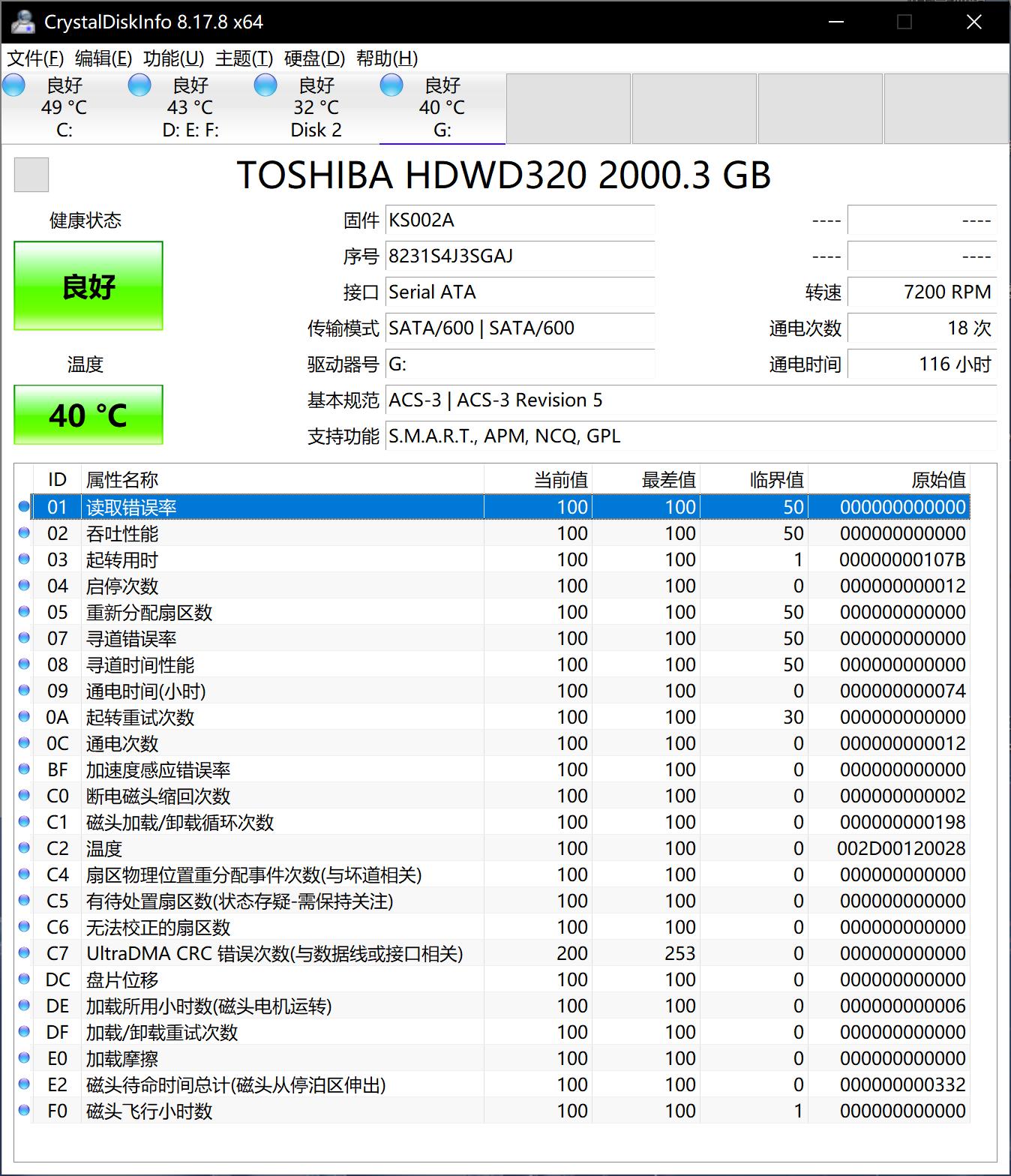 东芝p300硬盘缺点介绍,东芝机械硬盘p300紫盘性能评测