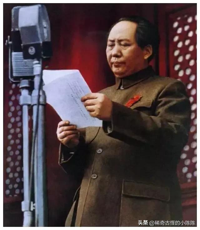 1949年开国大典高清彩色老照片,1949年开国大典珍贵彩色影像