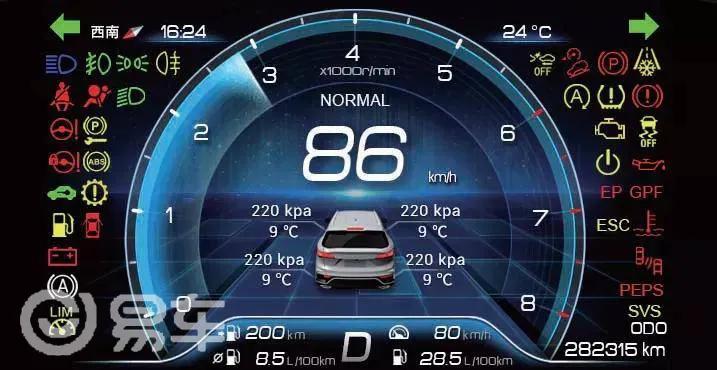 车辆保养警示灯亮怎么回事,车内警示灯如何消除