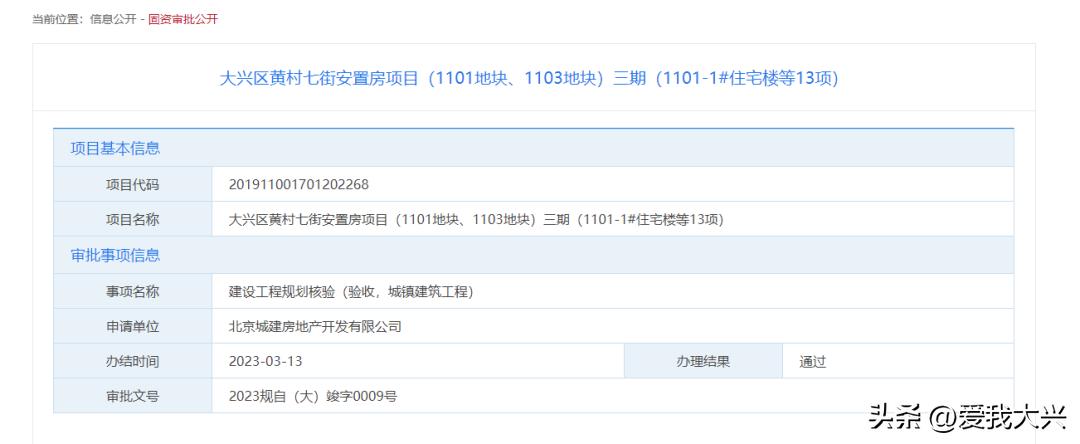大兴2021年需交付的回迁安置房,北京大兴礼贤二期回迁安置房工程