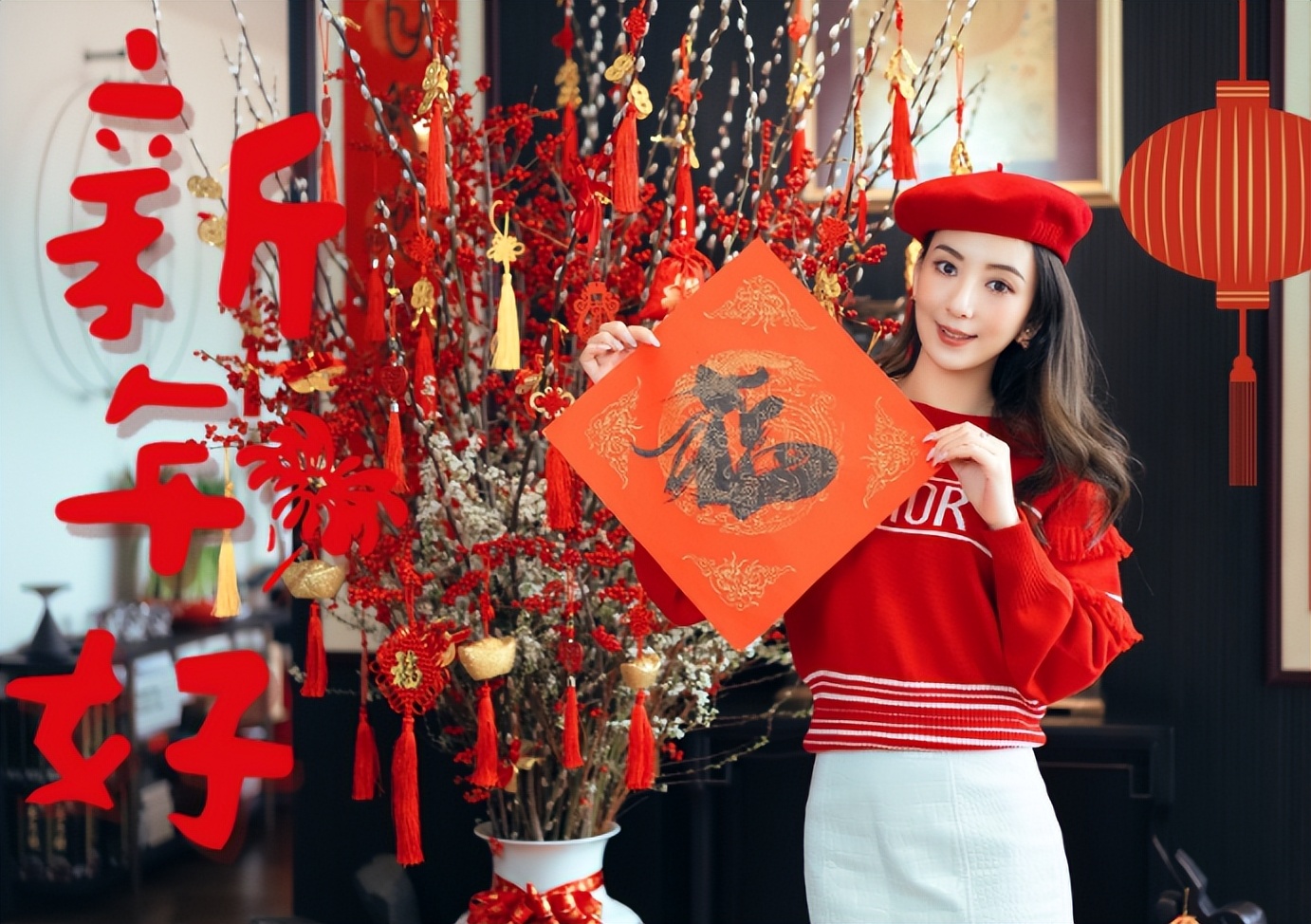 方媛晒阔太,阔太豪宅内部展示