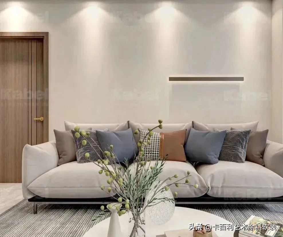 蛋壳光艺术漆好不好,卡百利蛋壳漆效果图