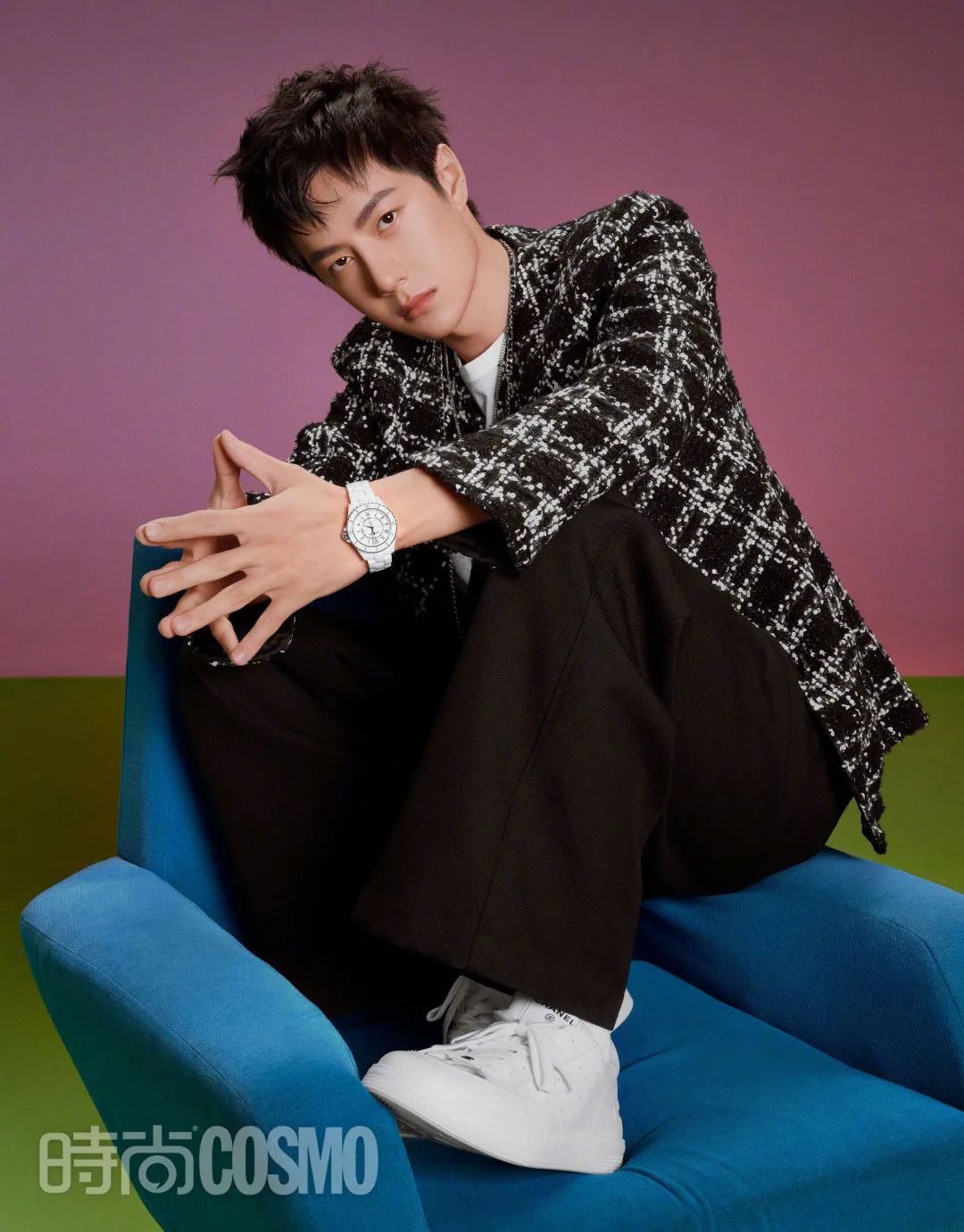 赵丽颖一头红发绚丽吸睛,赵丽颖红发造型