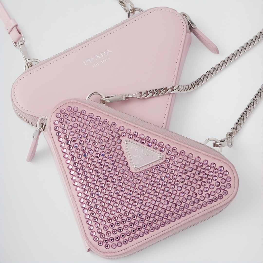 prada三合一牛皮版粉色,prada2023春夏新款图片