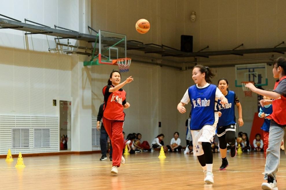 天津东丽区有支女子“灌篮高手”