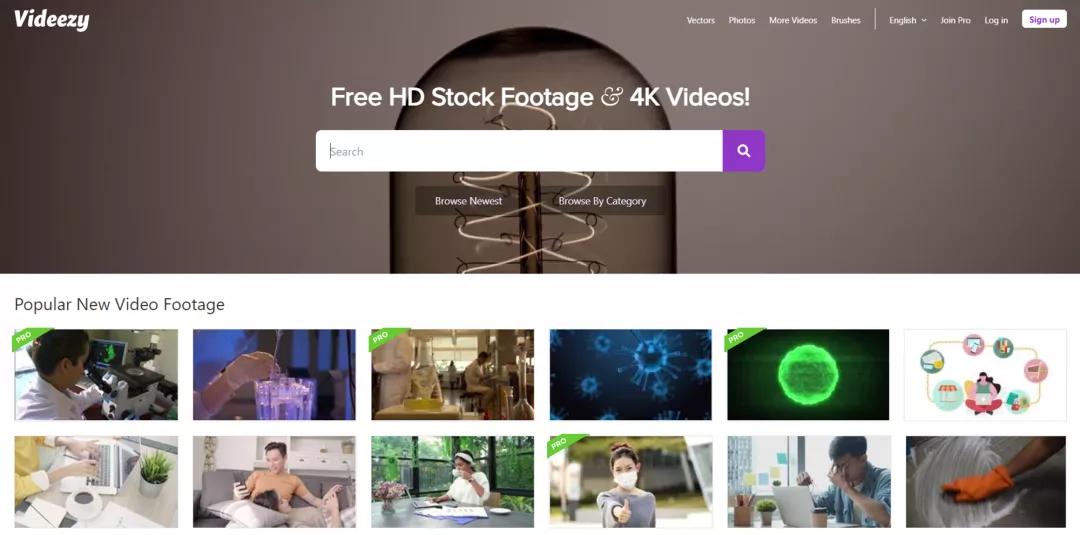 短视频影视素材网站免费大推荐,影视素材无水印免费下载网站