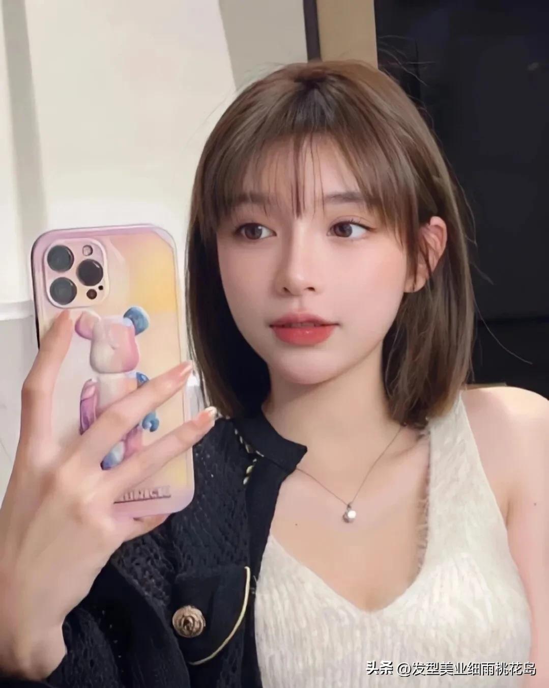 大圆脸短发发型图片,方圆脸适合什么短发