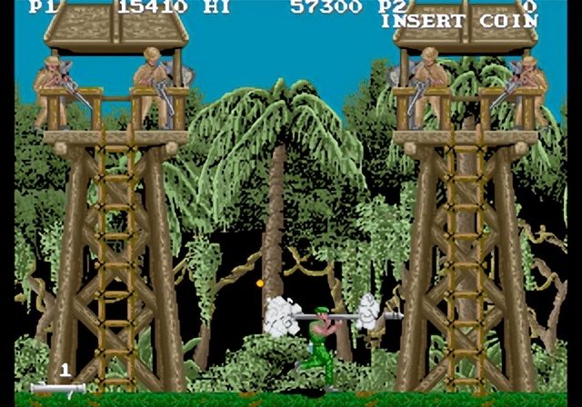 fc经典游戏通关绿色兵团速通,fc十大最难游戏关卡