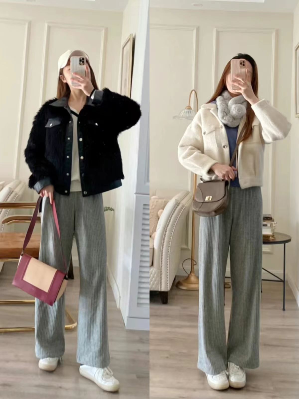 今年冬天什么裤型百搭又保暖,小白裤冬天