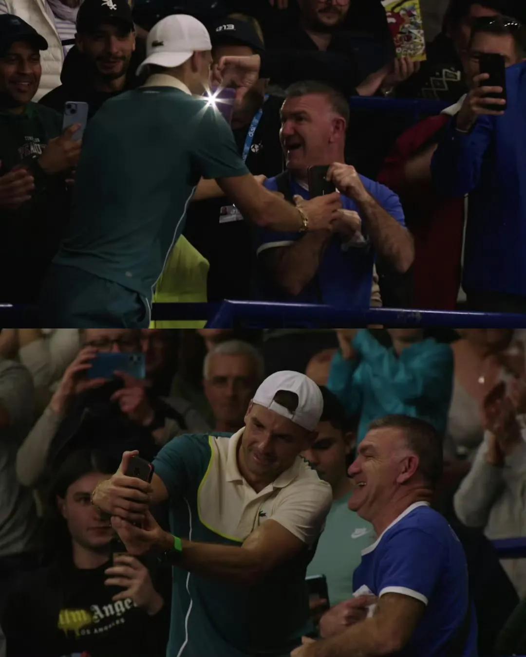 迪米因马赛残障球迷事件引发感动海啸，网友：不愧是网坛超级暖男