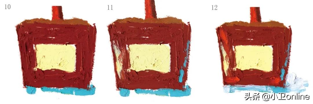 油画棒森系小清新插画教程,油画棒教程简单新手插画