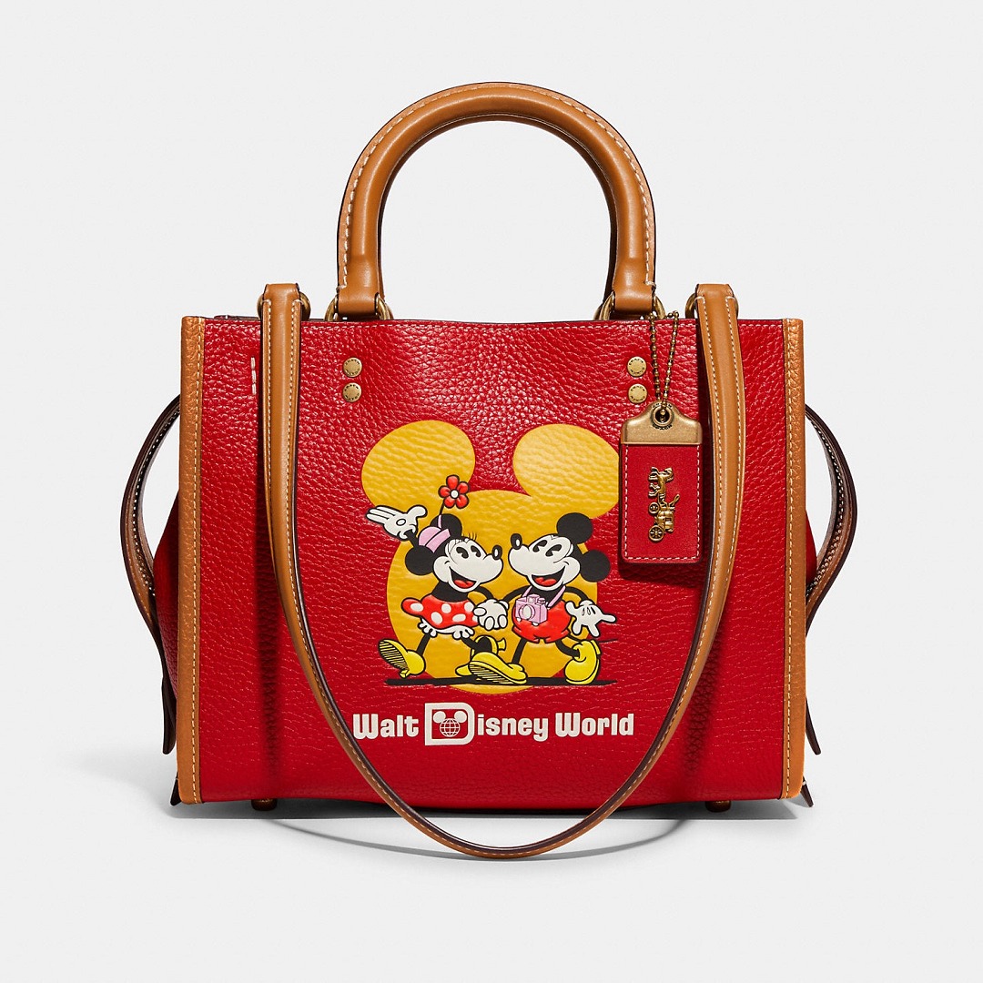 coach和迪士尼联名包米奇,coach双肩包迪士尼联名二手