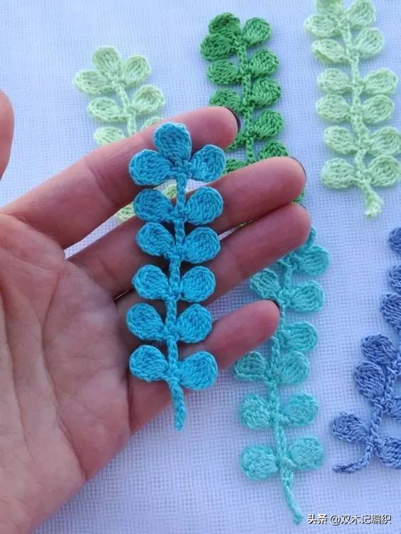爱尔兰花和叶子大全，最令人心动的钩编之法
