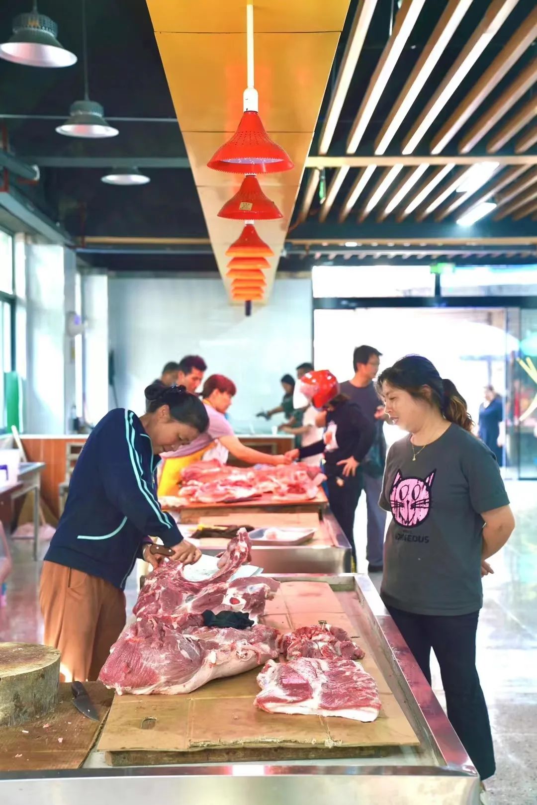 青阳县丁桥镇农贸市场,丁桥建塘路邻里中心农贸市场