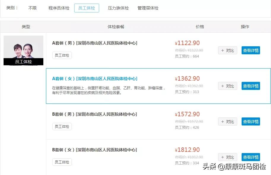 深圳市南山区爱康国宾体检中心,深圳三甲医院的体检